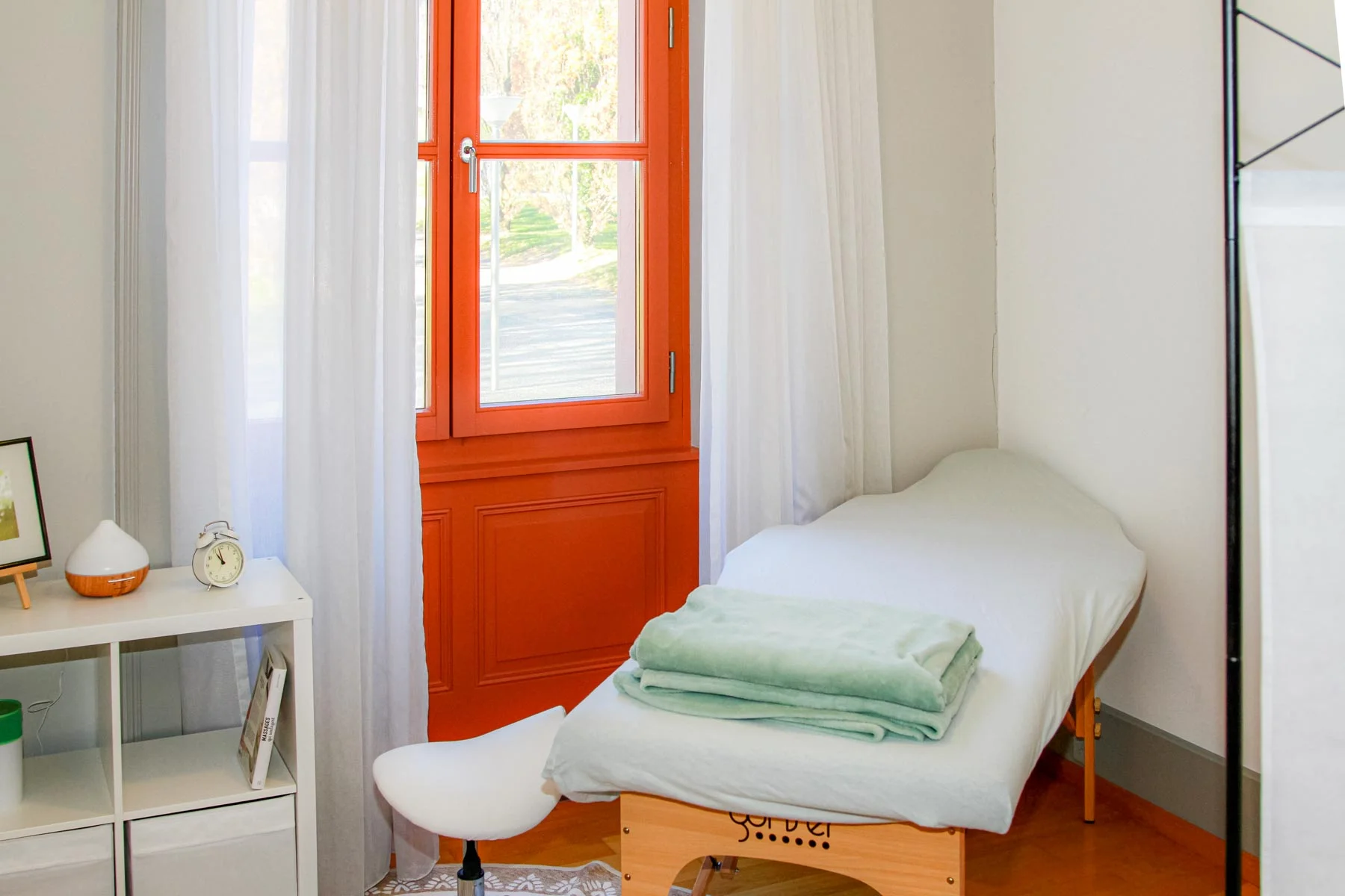 Bureau de Joëlle Jacquemoud, infirmière en pédiatrie